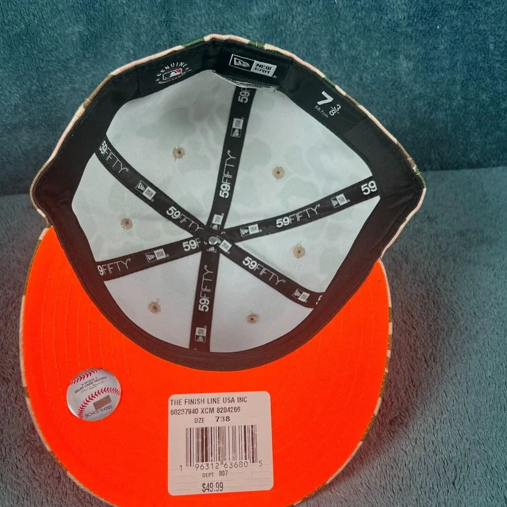 New‎ Era 59Fifty Chicago White Sox Beige Camo World Series Hat 7 1/2